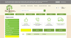 Desktop Screenshot of daryzeme.cz